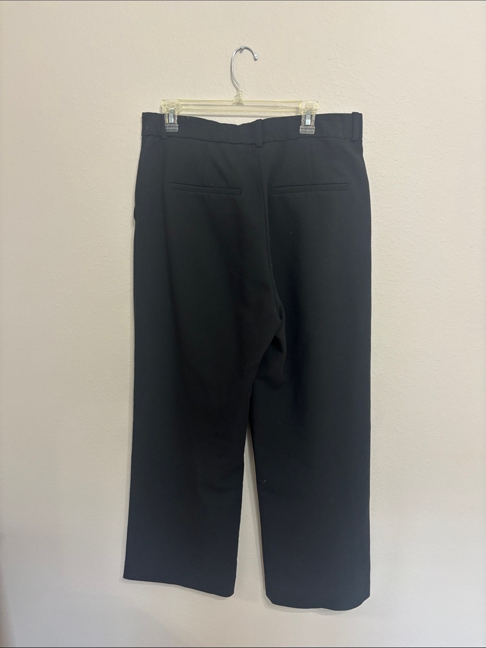 Abercrombie & Fitch Women's Black Wide-Leg Dress Pants - Picture 3 of 3